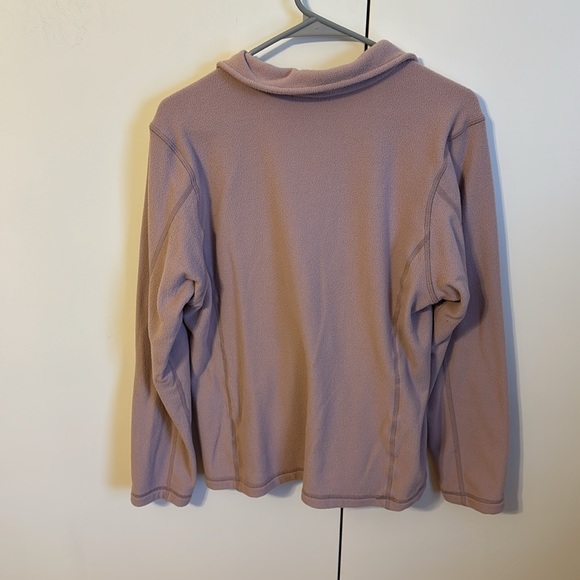 PATAGONIA WOMEN'S MICRO D 1/4 ZIP DUSTY PINK - Picture 4 of 5